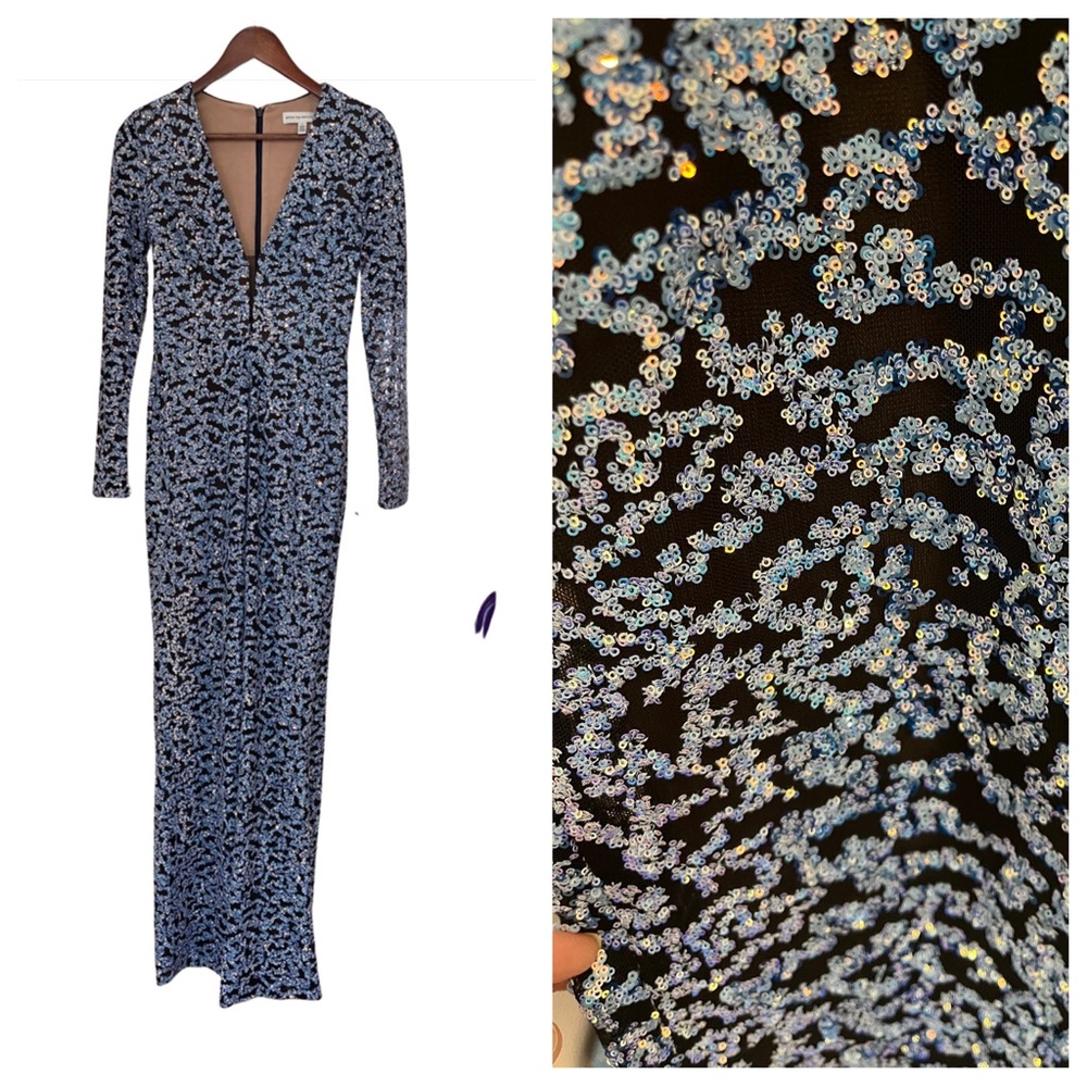 NWOT Dress the Population long Sleeved Jumpsuit